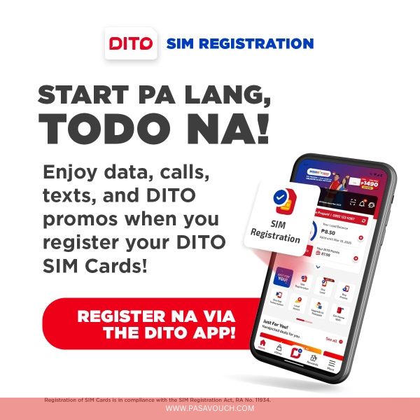 DITO SIM 3GB for 5 days SIM Pack