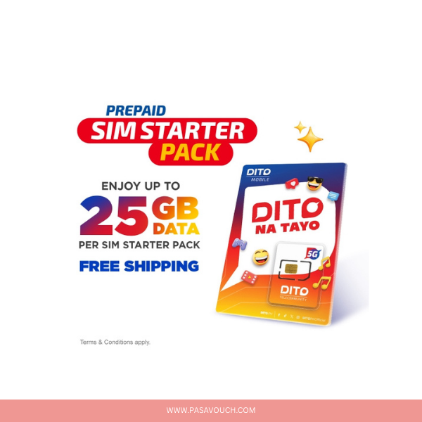 DITO SIM 3GB for 5 days SIM Pack