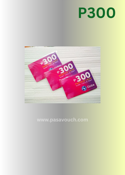 Globe Prepaid Load Card P300