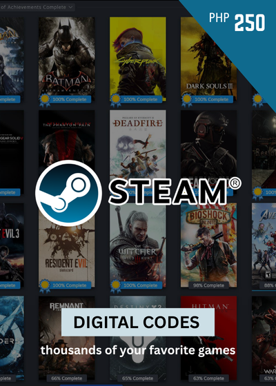 Steam Wallet Gift Card Php250